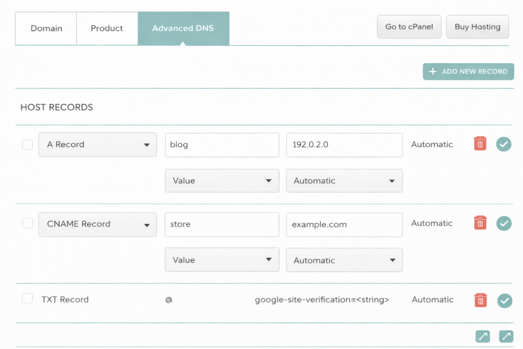 How to create a subdomain in Namecheap​ 2026