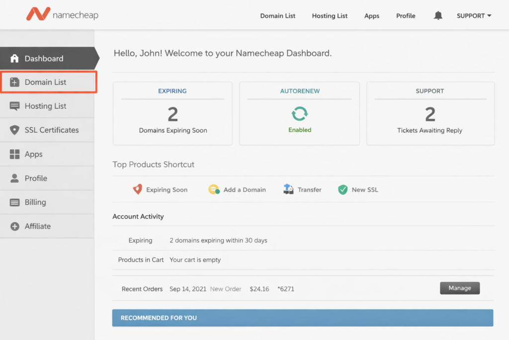 How to create a subdomain in Namecheap​ 2026