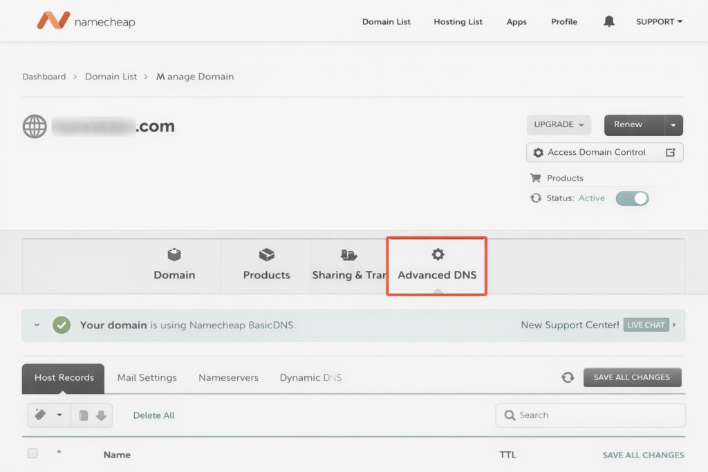 How to create a subdomain in Namecheap​ 2026