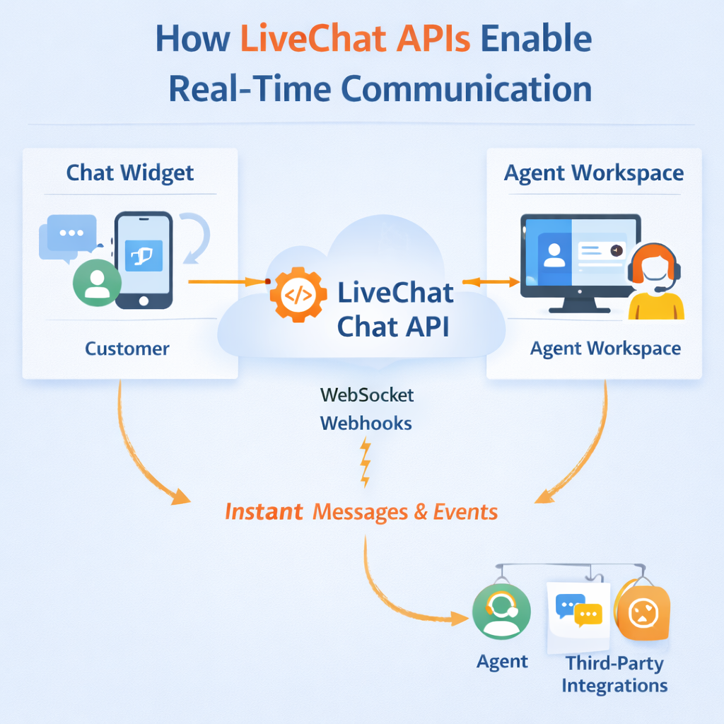 LiveChat API Explained: Core Concepts and Real Use Cases